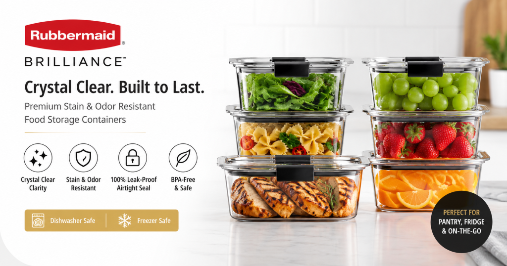 Rubbermaid Brilliance Food Storage Containers Review