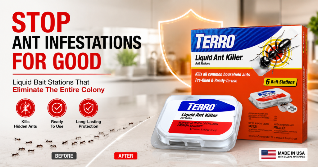 TERRO T300B Liquid Ant Killer Review - 12 Bait Stations Pack